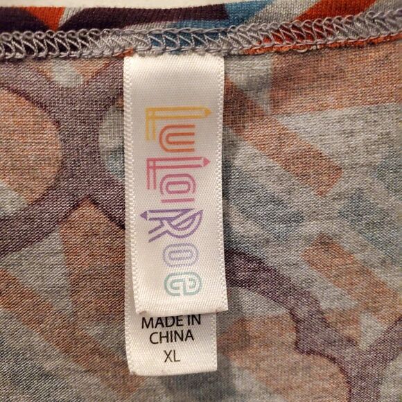 Vintage Moroccan LuluRoe Tunic Shirt XL  Great over leggings! - Picture 3 of 4
